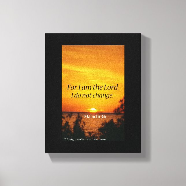 Bibelschrift Inspiration Leinwanddruck (Vorderseite)