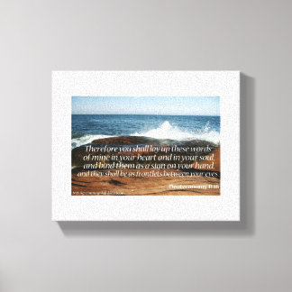 Bibelschrift Inspiration Leinwanddruck