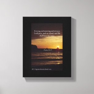 Bibelschrift Inspiration Leinwanddruck