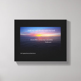 Bibelschrift Inspiration Leinwanddruck