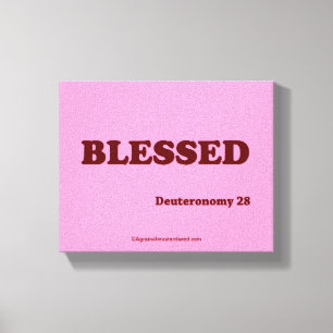 Bibelschrift Inspiration Leinwanddruck