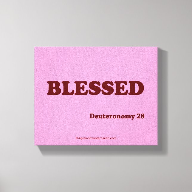 Bibelschrift Inspiration Leinwanddruck (Vorderseite)
