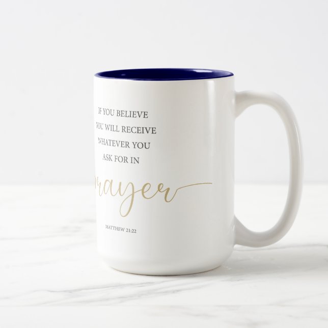 Bibelschrift Kaffeepause Tasse (Rechts)