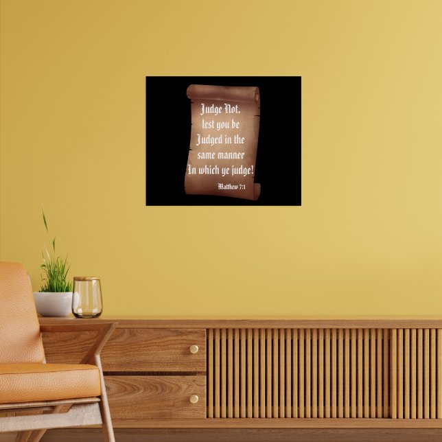 BIBELSCHRIFTROLLE Poster (Wohnzimmer 2)