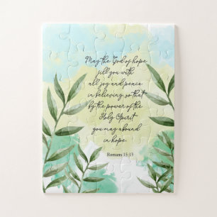 Bibelspruch Romans Schrift Jigsaw Puzzle