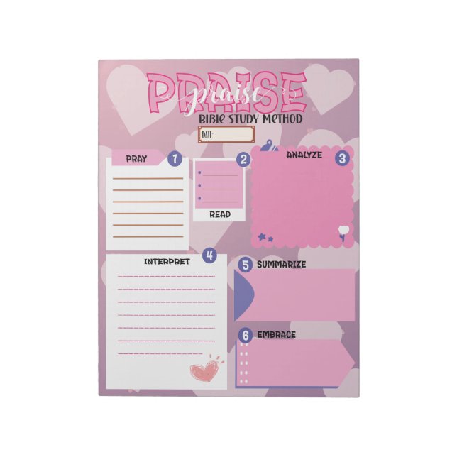 Bibelstudie Notizblock (Rotiert)