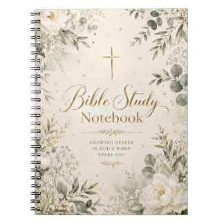 Bibelstudien-Notizbuch | Christliches Spiralnotizb Notizblock