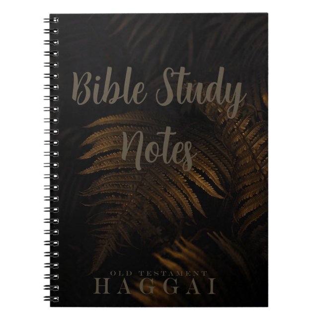 Bibelstudium-Haggai Notizblock (Vorderseite)