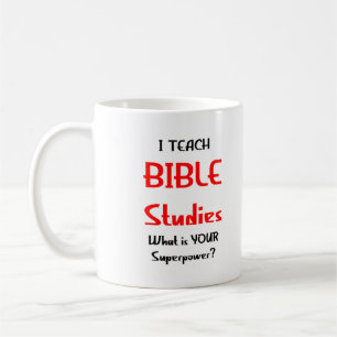 Bibelstudium lehrt tasse