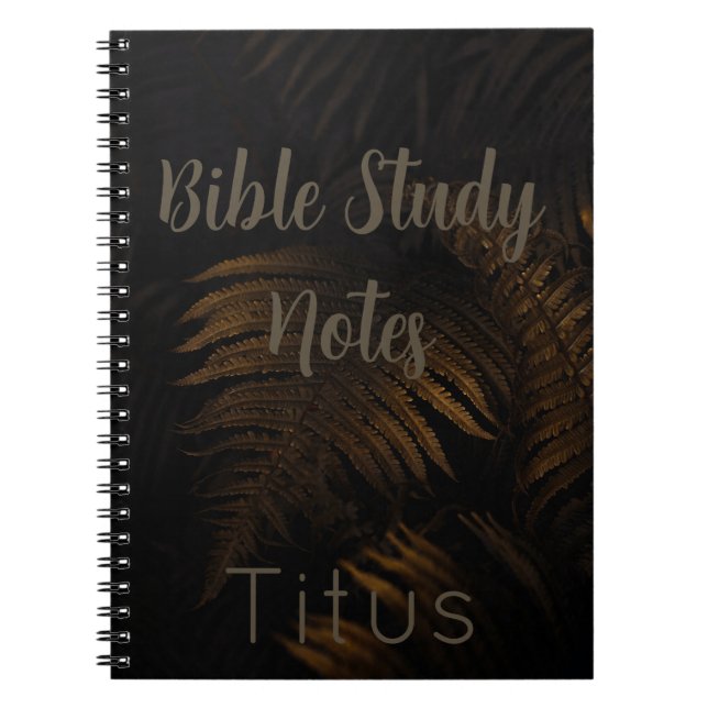 Bibelstudium-Titus Notizblock (Vorderseite)