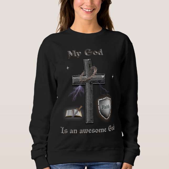 Bibeltext Sweatshirt (Vorderseite)