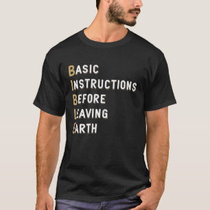 Bibelunterricht Grundanleitung vor Verlass des Ohr T-Shirt