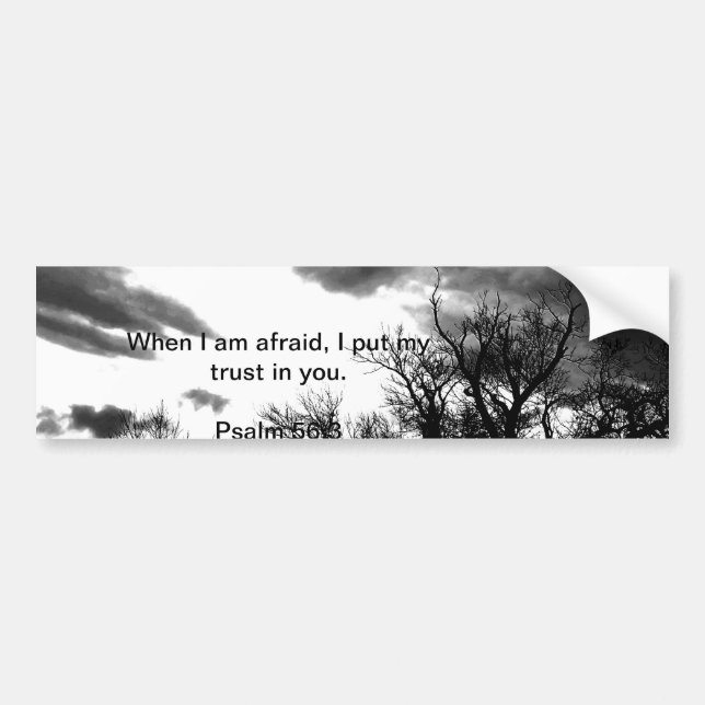 Bibelvers-Autoaufkleber Autoaufkleber (Vorne)