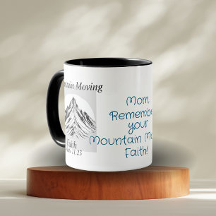 Bibelvers Berg bewegender Glaube Personalisieren Tasse