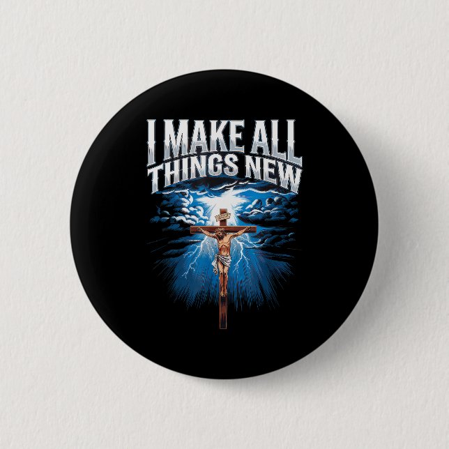 Bibelvers Christlicher Glaube Christentum Kirche J Button (Vorderseite)
