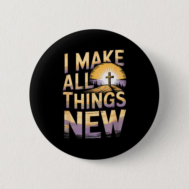 Bibelvers Christlicher Glaube Christentum Kirche J Button (Vorderseite)