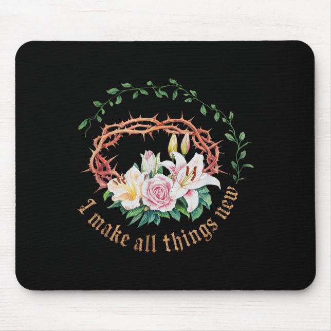 Bibelvers Christlicher Glaube Christentum Kirche J Mousepad (Vorne)