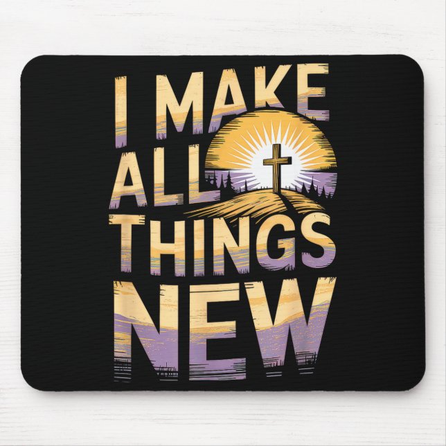 Bibelvers Christlicher Glaube Christentum Kirche J Mousepad (Vorne)