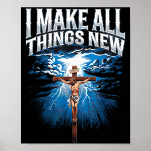 Bibelvers Christlicher Glaube Christentum Kirche J Poster