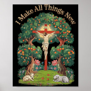 Bibelvers Christlicher Glaube Christentum Kirche J Poster
