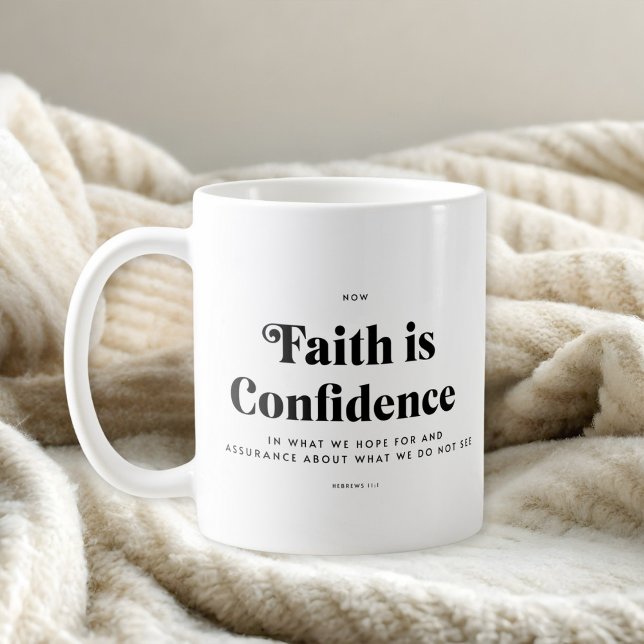 Bibelvers Hebräer 11:1 Tasse (Von Creator hochgeladen)