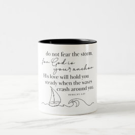 BIBELVERS - Hebräer 6:19 - Kaffeetasse