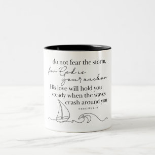 BIBELVERS - Hebräer 6:19 - Kaffeetasse