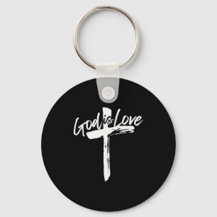 Bibelvers Johannes 4_8 Gott ist Liebe Christlicher Schlüsselanhänger