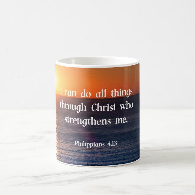 Bibelvers, Philipper 4:13, Kaffeetasse (Mittel)