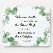 Bibelvers Psalm 91 Eukalyptus-Kranz Christlich