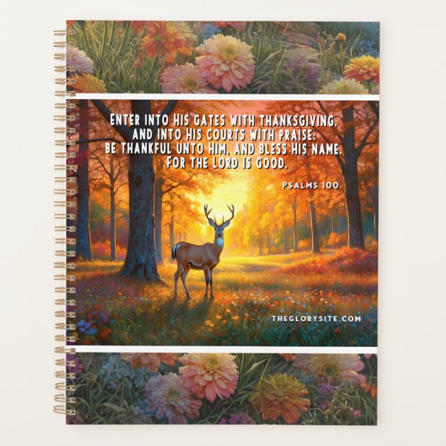 Bibelvers Psalmen Planer (Vorderseite)