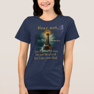 Bibelvers Schrift 2-seitig Tri-Blend Shirt