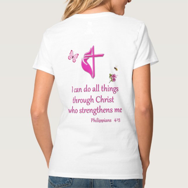 Bibelvers T-Shirt (Rückseite)