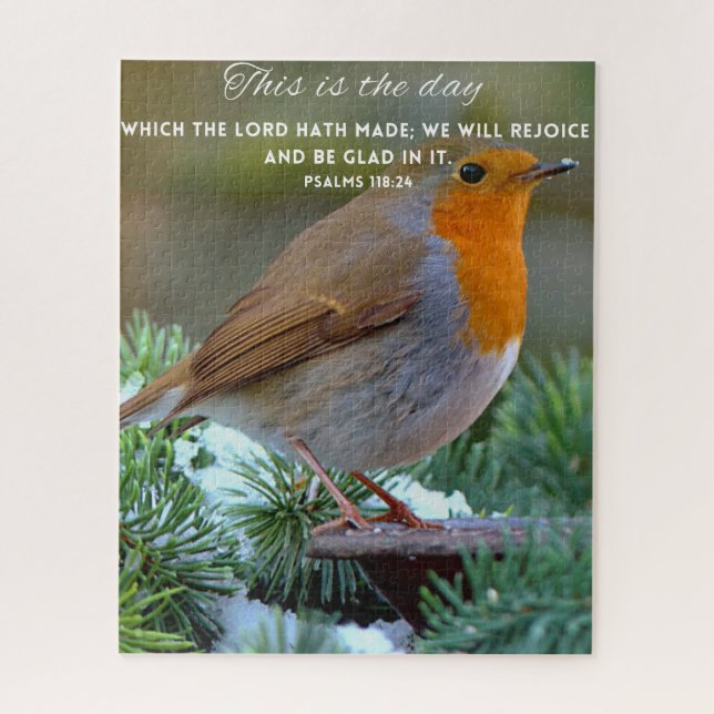 Bibelverse 20 x 20 Landschaftliches Motivierend Pu Puzzle (Vertikal)