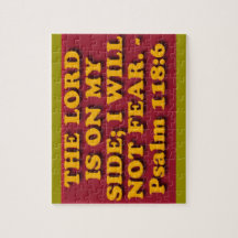 Bibelverse aus Psalm 118:6.