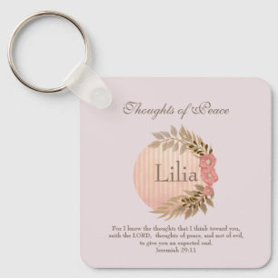 Bibelverse des Friedens Schlüsselanhänger