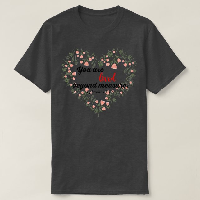 Bibelverse Ephesianer T-Shirt (Design vorne)