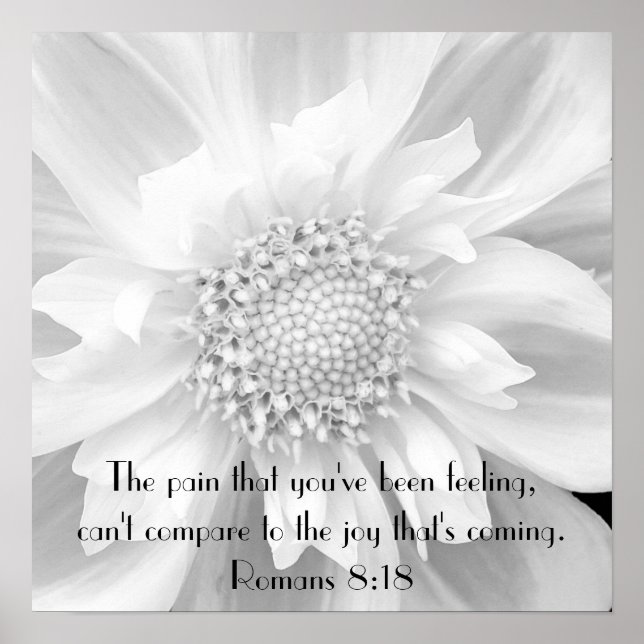 Bibelverse Ermutigung Römer 8:18 Plakat (Vorne)