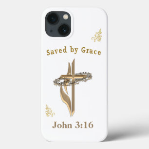 Bibelverse gerettet von Grace Case-Mate iPhone Hülle