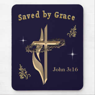 Bibelverse gerettet von Grace Mousepad
