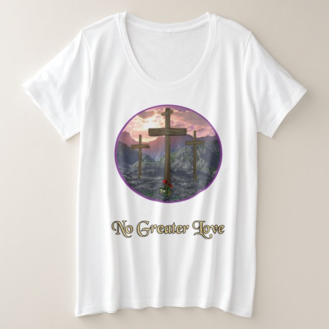 Bibelverse Große Größe T-Shirt (Design vorne)