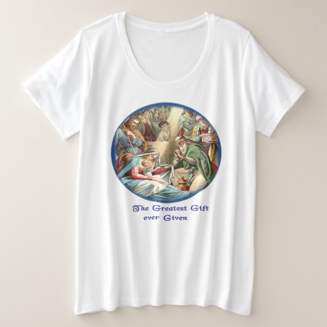 Bibelverse Große Größe T-Shirt (Design vorne)