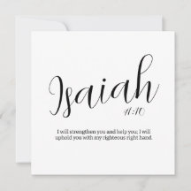 Bibelverse | Isaiah 41 | Festigkeitskarte