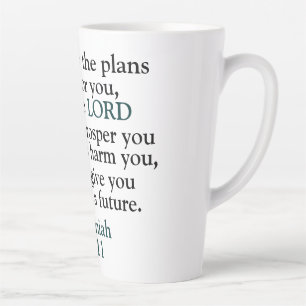Bibelverse Jeremiah 29:11 Milchtasse