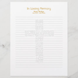 Bibelverse John14 Bestattungsbuchseite - 2