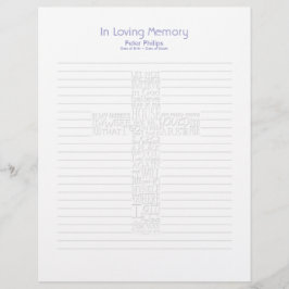 Bibelverse John14 Bestattungsbuchseite - 6