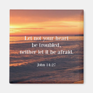 Bibelverse, John 14 27 Magnet