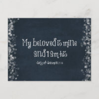 Bibelverse : Mein Geliebter ist meins und ich bin