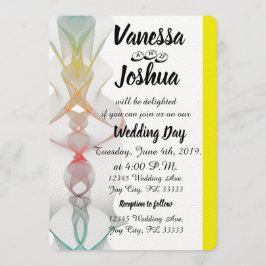 Bibelverse Multicolor Hochzeitskarten Einladung