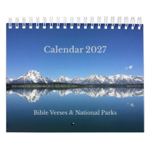 Bibelverse Nationalparks Kalender 2027